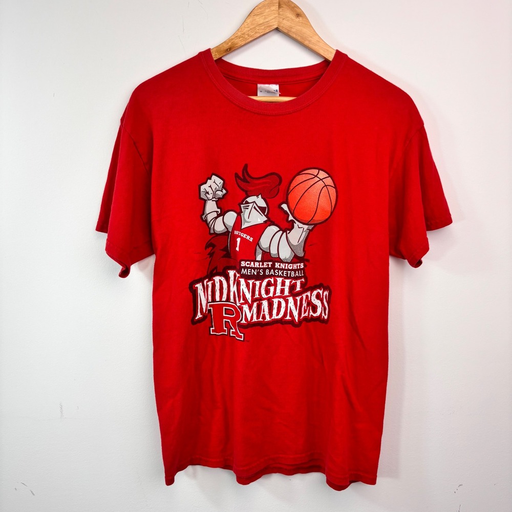 Rutgers Scarlet Knights Men's Basketball MidKnight Madness Gildan Tee Medium